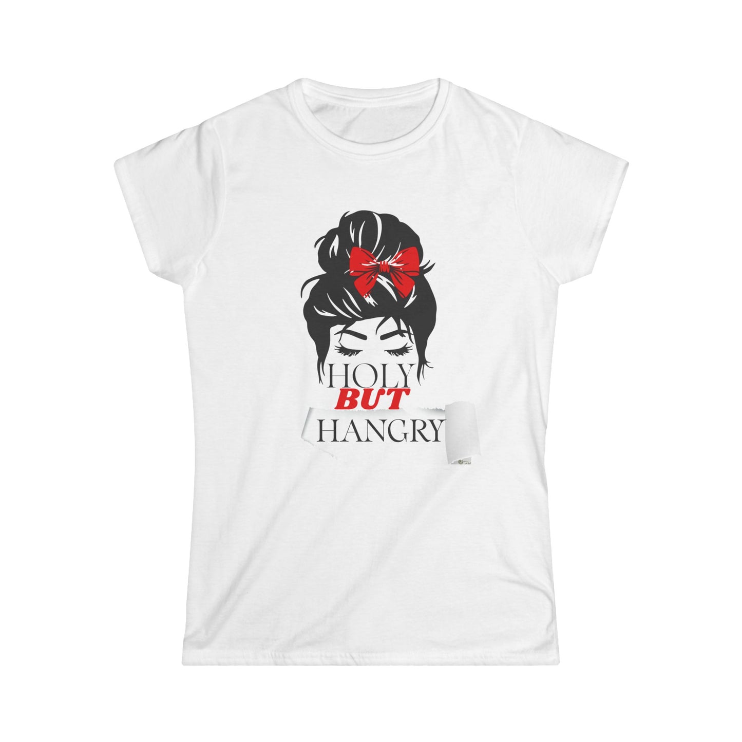 Holy but Hangry T-Shirt – Funny Faith-Based Shirt for Moms & Women of God